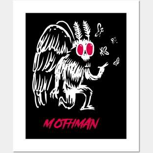 mothman Posters and Art